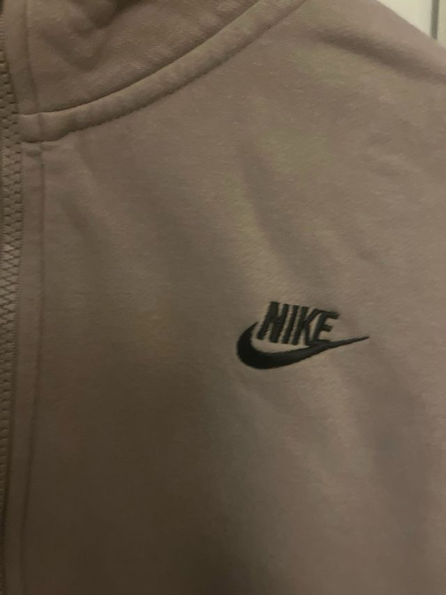 Sudadera Nike 1/4 Zip Marrón/Gris