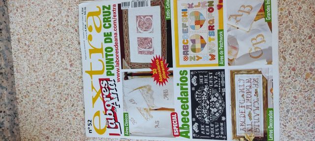  Revistas punto de cruz y labores 