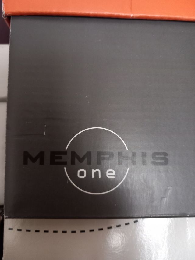 Scarpe uomo Menphis One blu/marrone TG 43