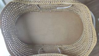 Moisés de bebé mimbre con soporte