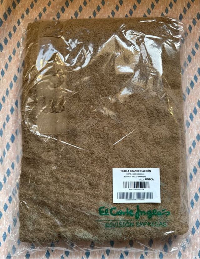 Toalla Grande Marrón El Corte Inglés