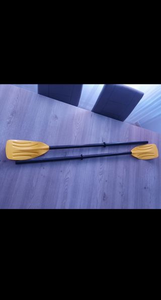 Remos amarillos para kayak/bote