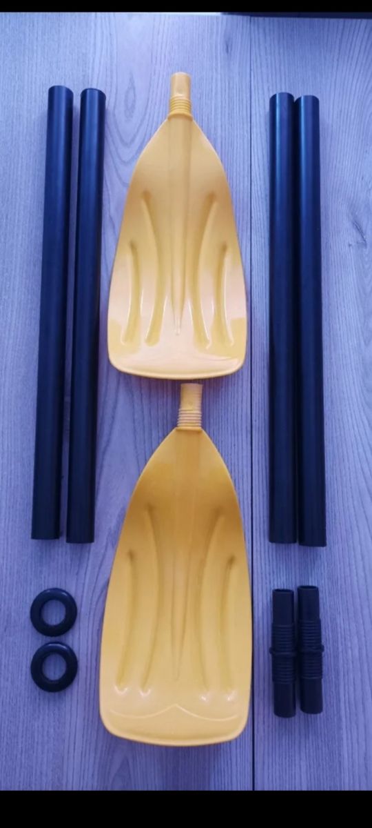 Remos amarillos para kayak/bote