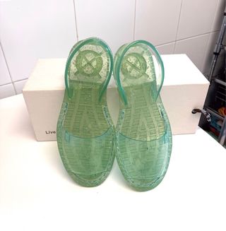 Sandalias Popa agua, color verde T.36