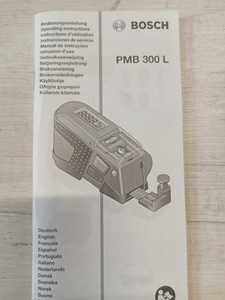 Metro Láser Bosch PMB 300 L