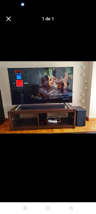TV Samsung 55 Smart 4K + Barra Sonido