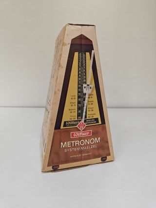 Metrónomo Wittner Maelzel con campana