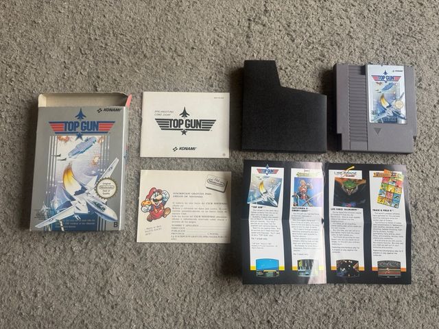 Top Gun NES Konami