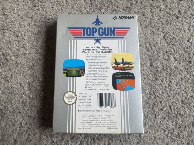 Top Gun NES Konami