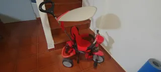 Triciclo Paseo Bebé Rojo