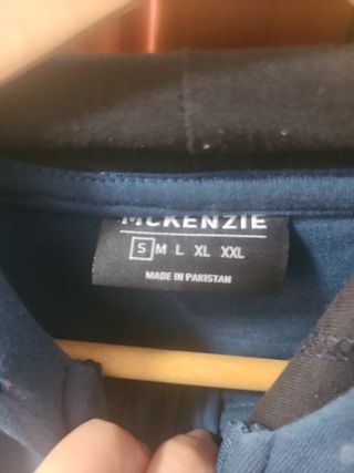 Sudadera McKenzie azul con cremallera