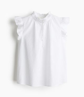 Blusa H&M Blanca Talla XS