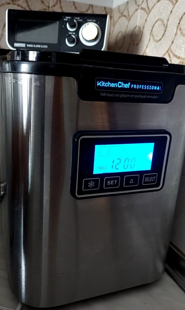 Máquina Hielo KitchenChef Profesional programable