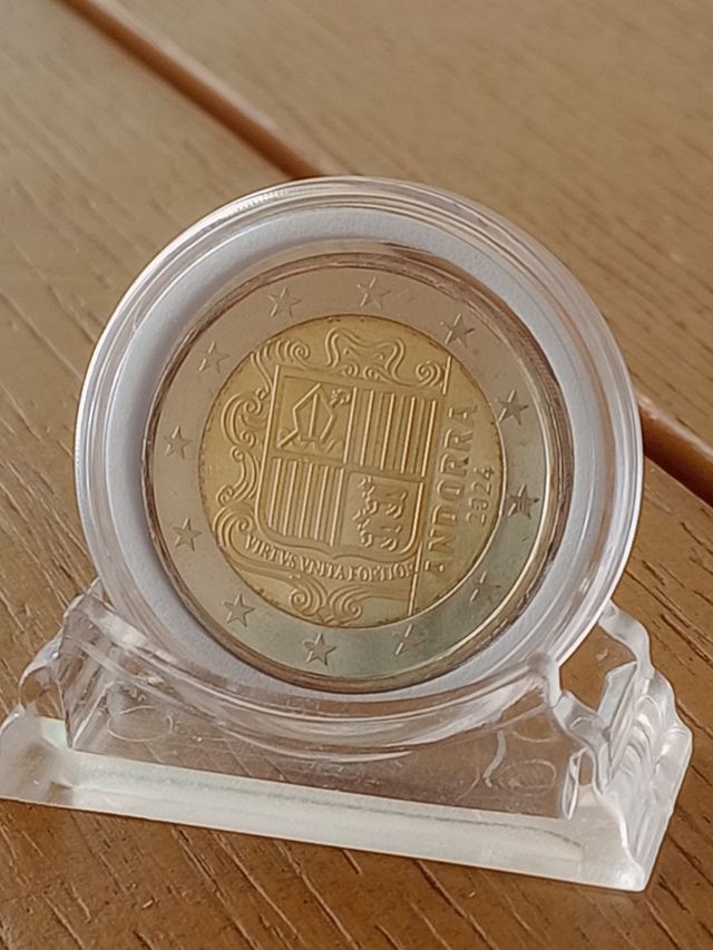 Moneda 2€ Sin Circular Andorra 2024