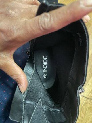 Botas negras de tacón