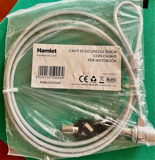 Cavo sicurezza Hamlet con chiave