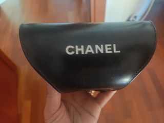 Custodia Chanel per occhiali da sole o vista nera
