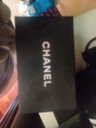 Custodia Chanel per occhiali da sole o vista nera