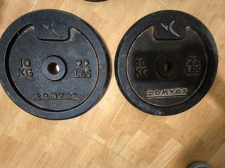 Disco pesas 10 kg DOMYOS
