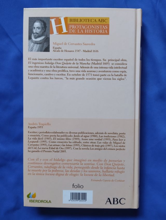 MIGUEL DE CERVANTES, ANDRÉS TRAPIELLO 