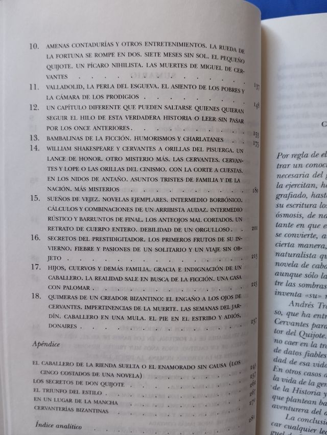 MIGUEL DE CERVANTES, ANDRÉS TRAPIELLO 