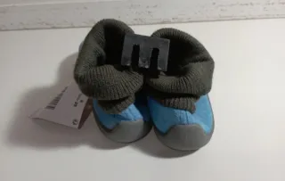 Zapatillas casa niño perro azul