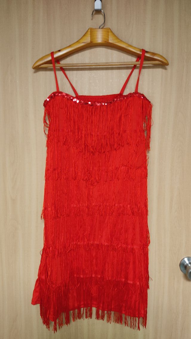 Disfraz Charleston Rojo - TALLA S - M - L