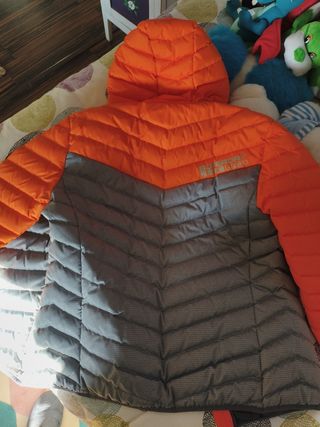Chaqueta Superdry Talla M Naranja y Gris