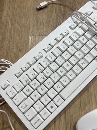 Teclado y Ratón HP Blancos