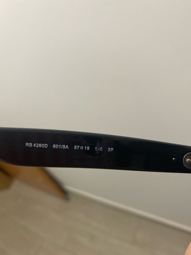 Gafas de sol Ray-Ban negras Polarizadas Originales