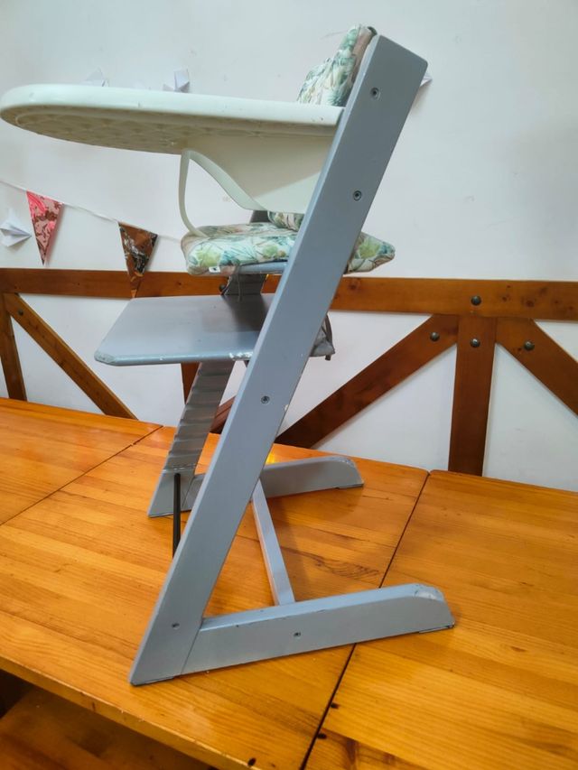 REBAJA Silla Stokke Tripp Trapp+baby set+cojines