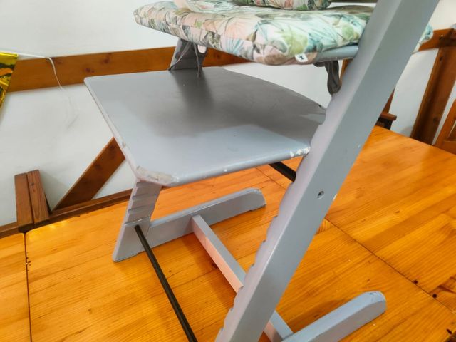 REBAJA Silla Stokke Tripp Trapp+baby set+cojines