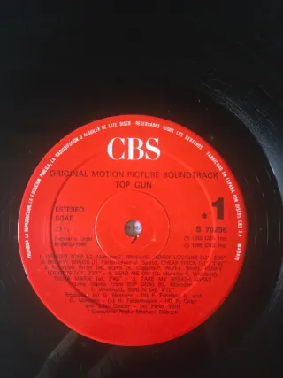 Vinilo BSO Top Gun