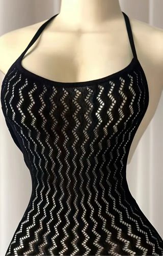 Vestido malla sexy transparente talla única