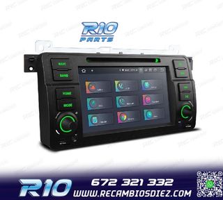 RADIO GPS ANDROID 14 PARA BMW E46 4GB RAM 64GB ROM DVD