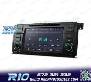 RADIO GPS ANDROID 14 PARA BMW E46 4GB RAM 64GB ROM DVD