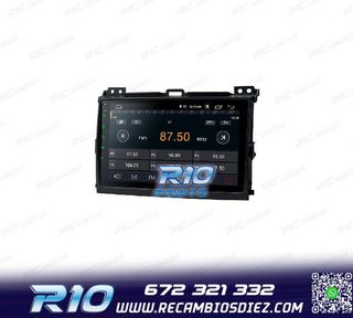 RADIO GPS ANDROID 12 PARA TOYOTA LAND CRUISER 02-09
