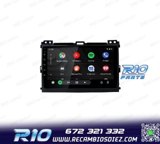 RADIO GPS ANDROID 12 PARA TOYOTA LAND CRUISER 02-09