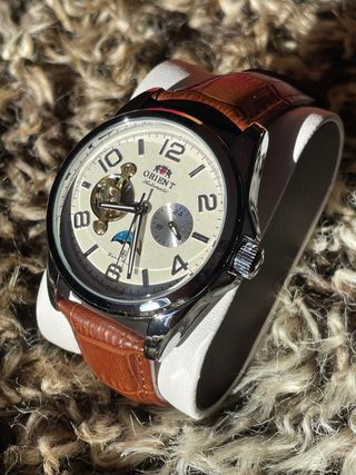 Reloj Mod Orient Automático Open Heart 41mm