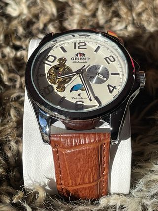 Reloj Mod Orient Automático Open Heart 41mm