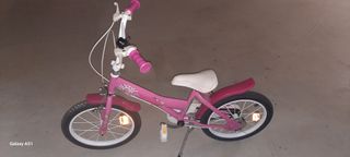 Bicicleta infantil rosa