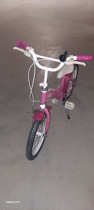 Bicicleta infantil rosa