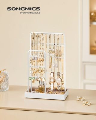 Soporte para joyas color blanco -Songmics
