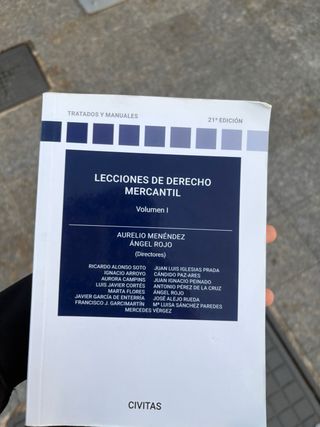 libro de lecciones de derecho mercantil