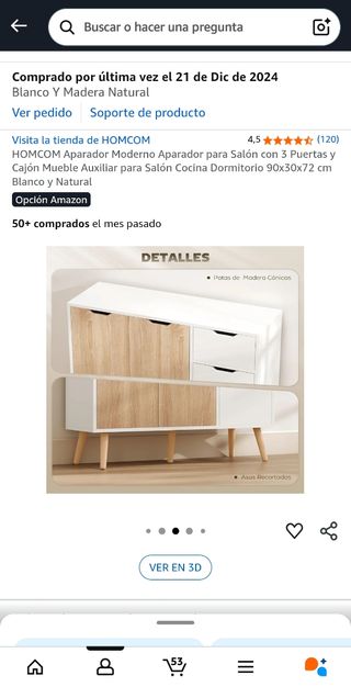 Aparador moderno 3 puertas