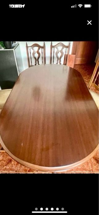 Mesa extensible de madera alta calidad 