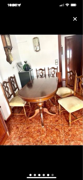 Mesa extensible de madera alta calidad 