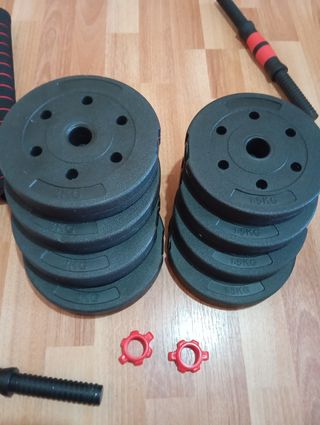 Conjunto de pesas 2kg y 1.5kg