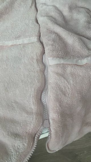 Saco y manoplas invierno carro Tuctuc rosa palo