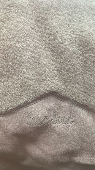 Saco y manoplas invierno carro Tuctuc rosa palo